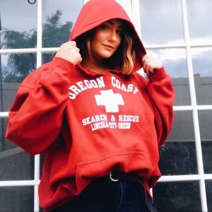 Vintage Oregon Coast Lifeguard Sweatshirt